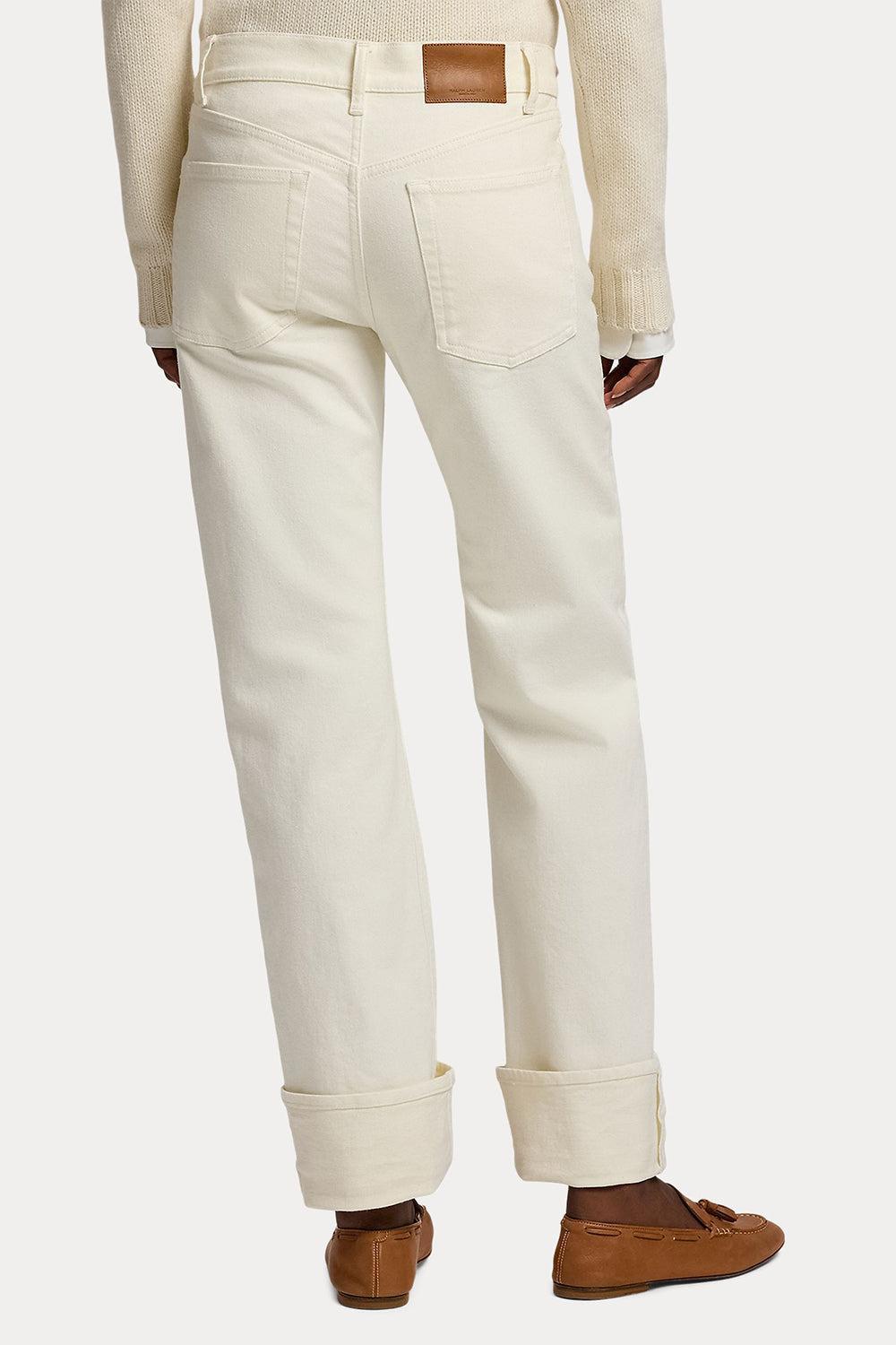 Adderley Cuffed Slim Jean-WHITE-26-CLOTHINGPANTSLIM FIT-RALPH LAUREN