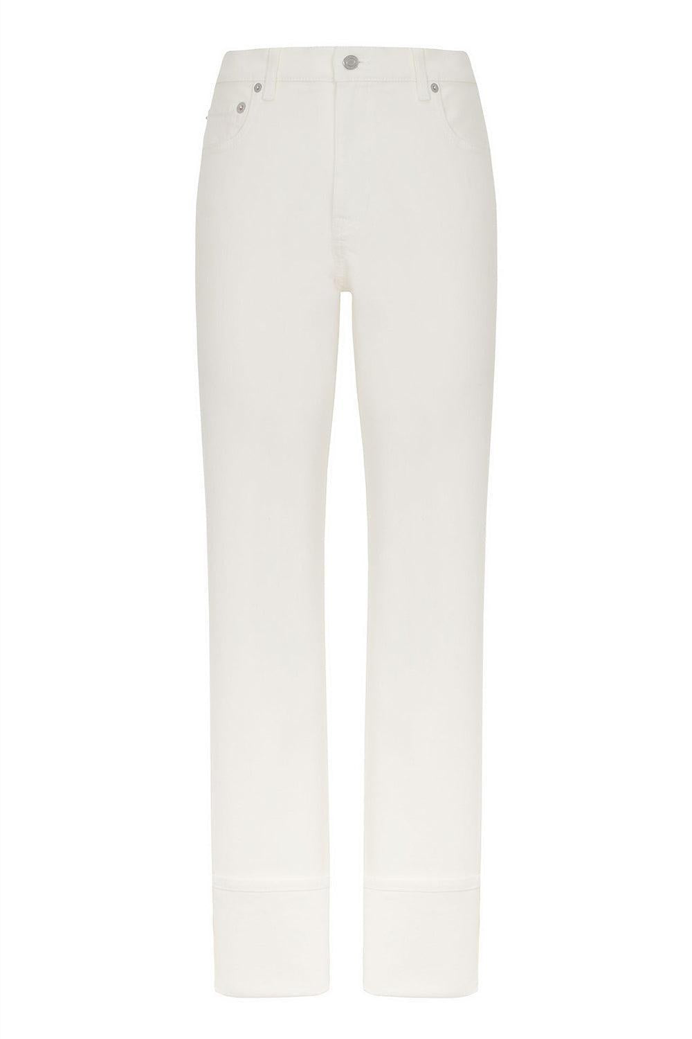Adderley Cuffed Slim Jean-WHITE-26-CLOTHINGPANTSLIM FIT-RALPH LAUREN