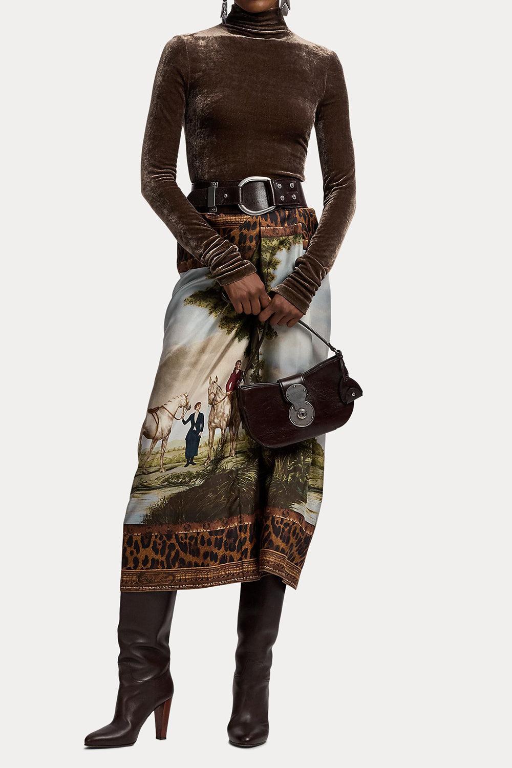 Scenic Woven Pencil Skirt-NOVELTY-2-CLOTHINGSKIRTMIDI-RALPH LAUREN