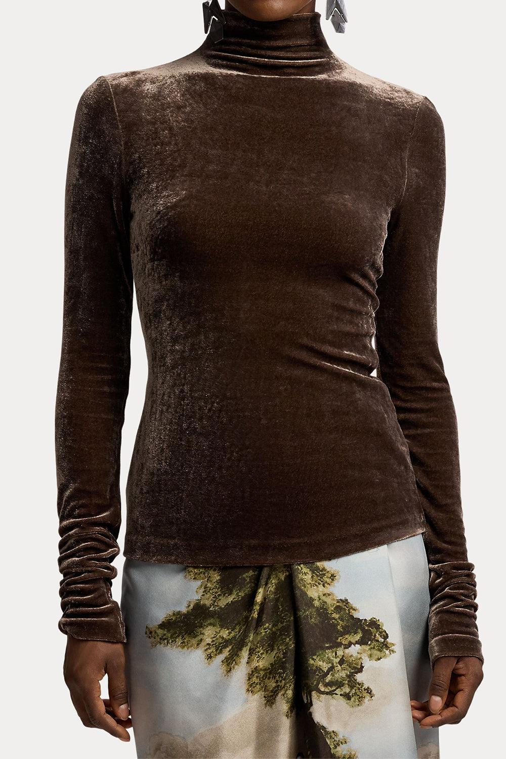 Long Sleeve Knit Turtleneck Pullover-BROWN-XS-CLOTHINGTOPKNITS-RALPH LAUREN