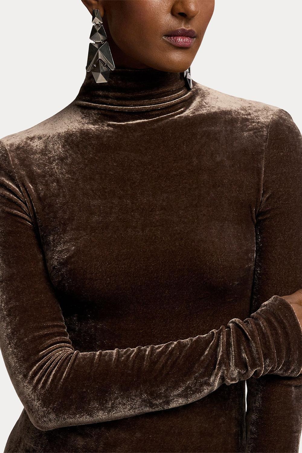 Long Sleeve Knit Turtleneck Pullover-BROWN-XS-CLOTHINGTOPKNITS-RALPH LAUREN