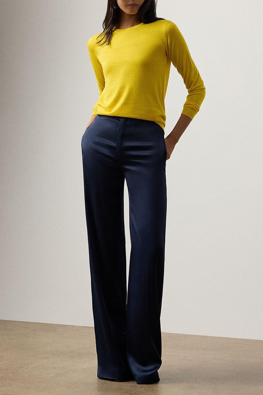 Cashmere Crewneck Sweater-YELLOW-XS-CLOTHINGTOPKNITS-RALPH LAUREN