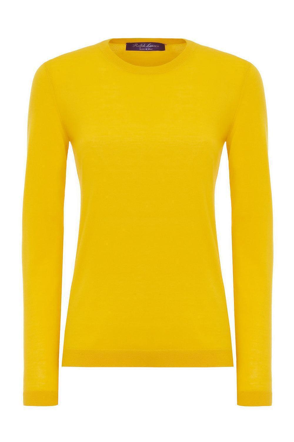 Long Sleeve Crewneck Sweater-YELLOW-XS-CLOTHINGTOPKNITS-RALPH LAUREN