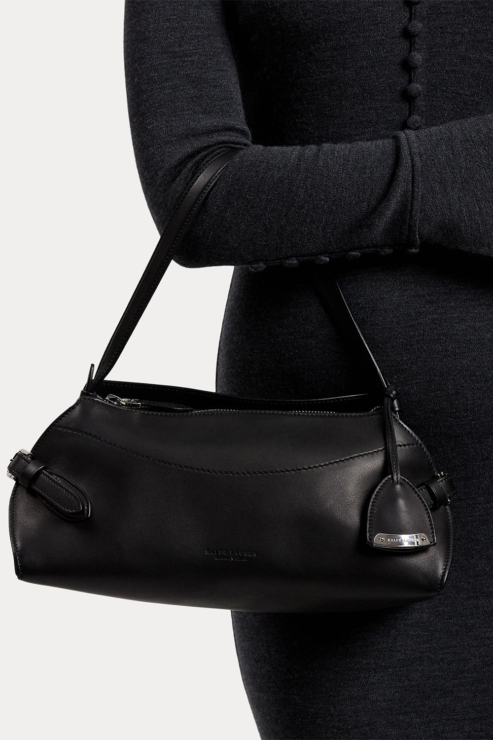 The Ralph Small Shoulder Bag - Black | RALPH LAUREN – Marissa