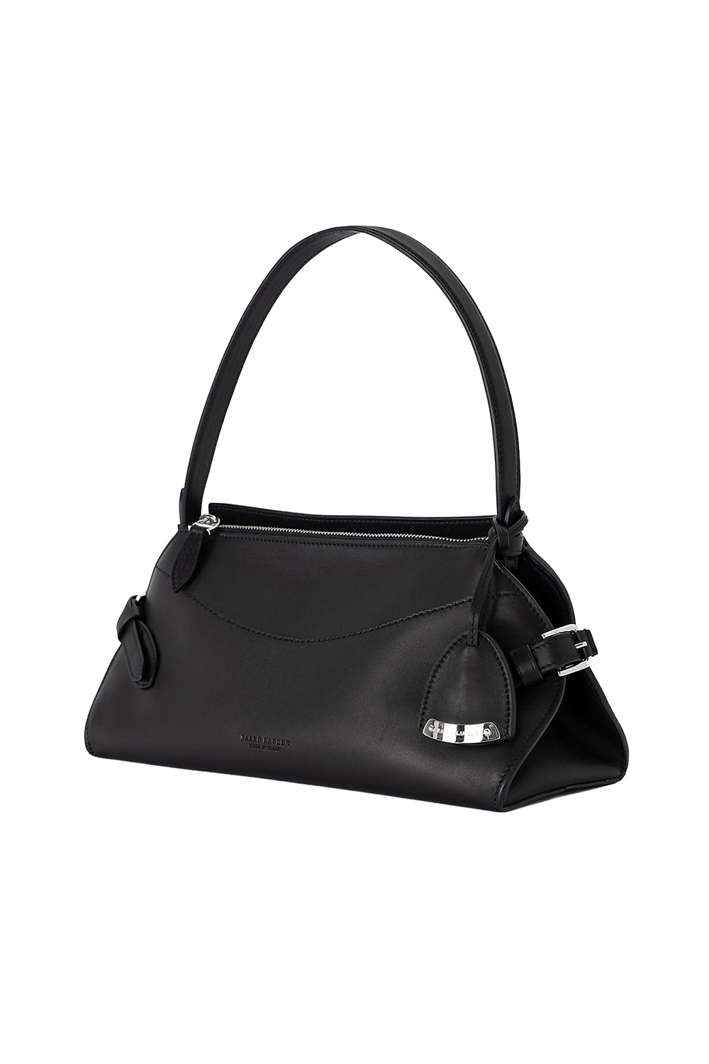 The Ralph Calfskin Small Shoulder Bag-BLACK-HANDBAGSHOULDER-RALPH LAUREN