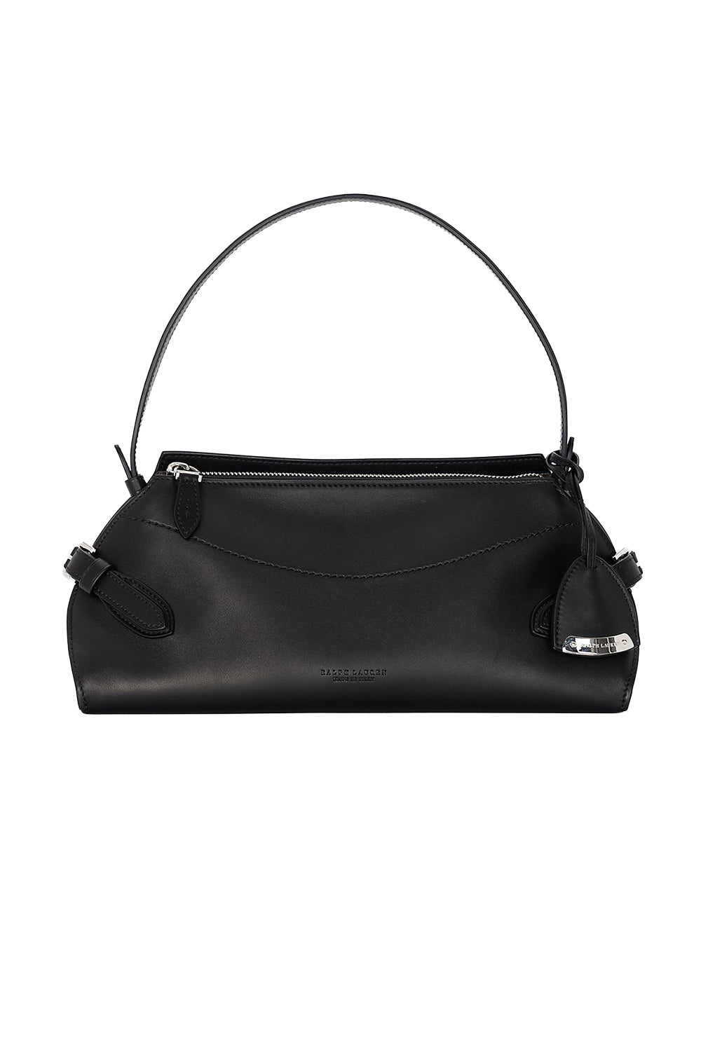 The Ralph Calfskin Small Shoulder Bag-BLACK-HANDBAGSHOULDER-RALPH LAUREN