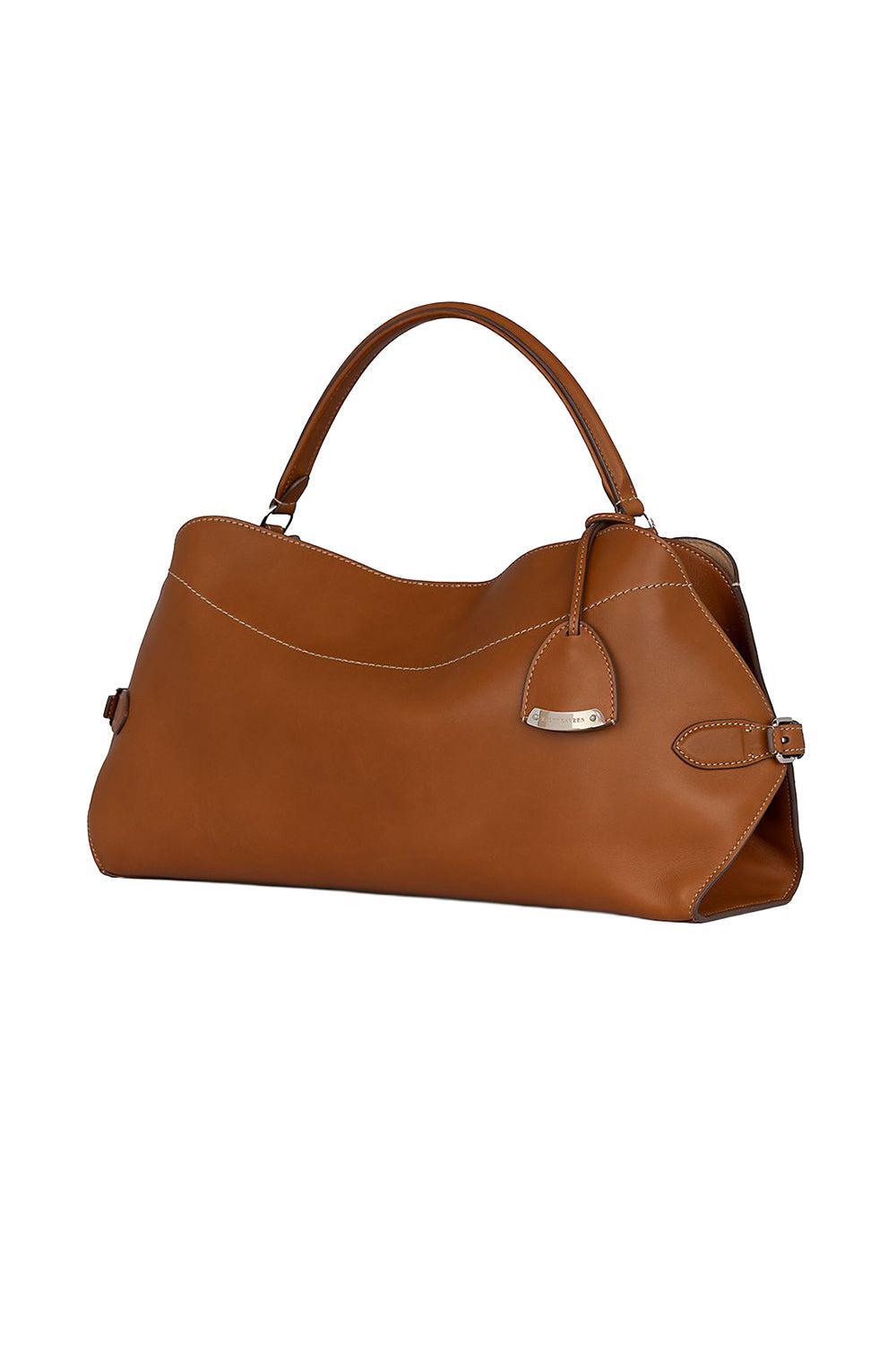 The Ralph Calfskin Shoulder Bag-BROWN-HANDBAGSHOULDER-RALPH LAUREN