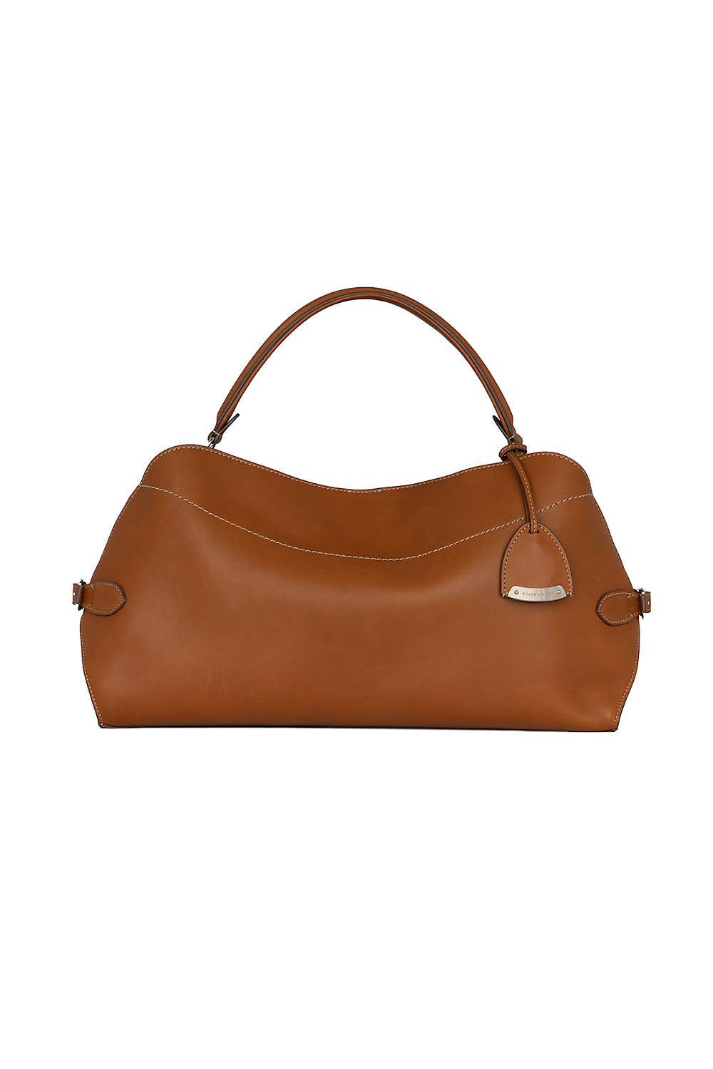 The Ralph Calfskin Shoulder Bag-BROWN-HANDBAGSHOULDER-RALPH LAUREN