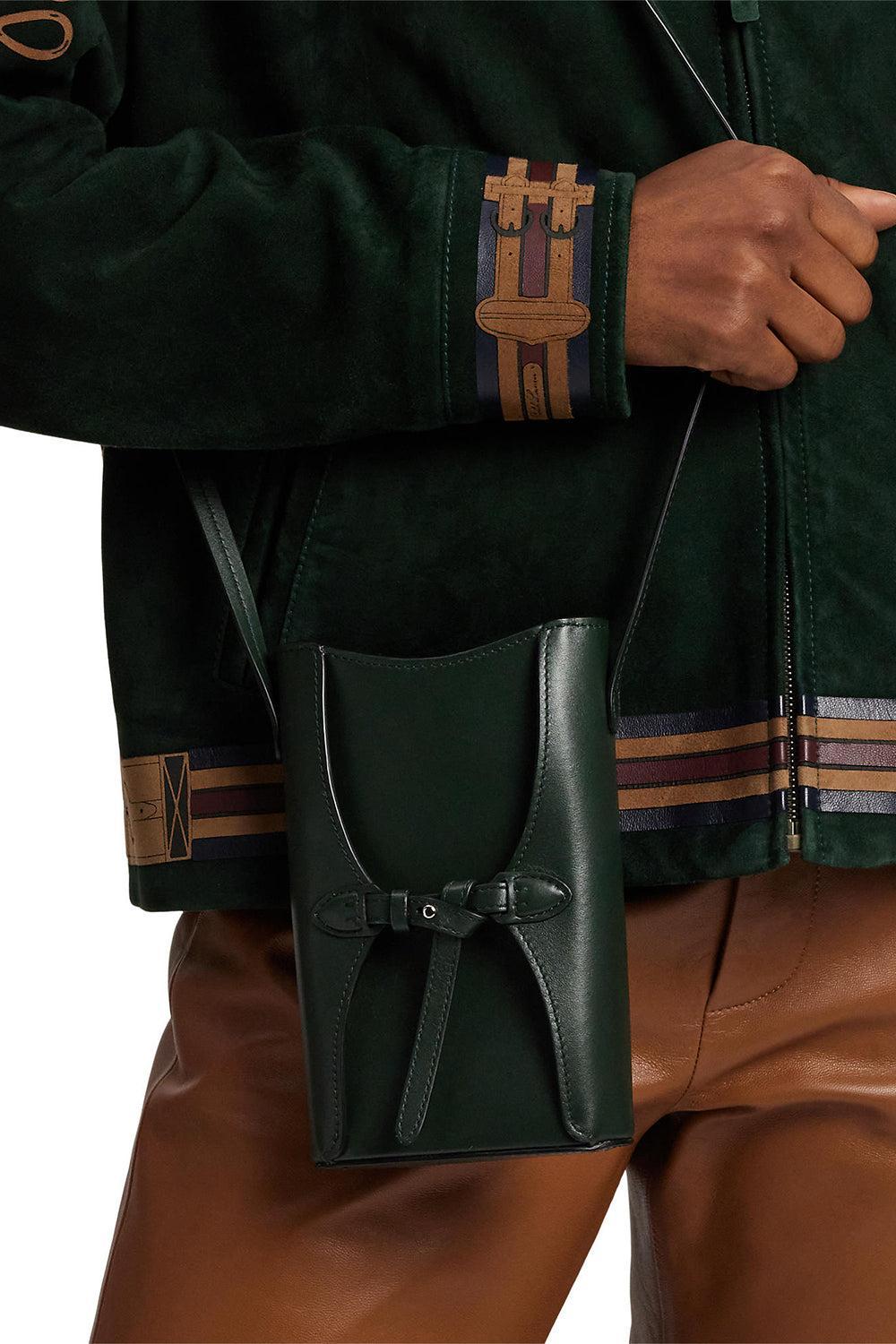 Phone Pouch Crossbody-REGNTGRN-O/S-HANDBAGSHOULDER-RALPH LAUREN