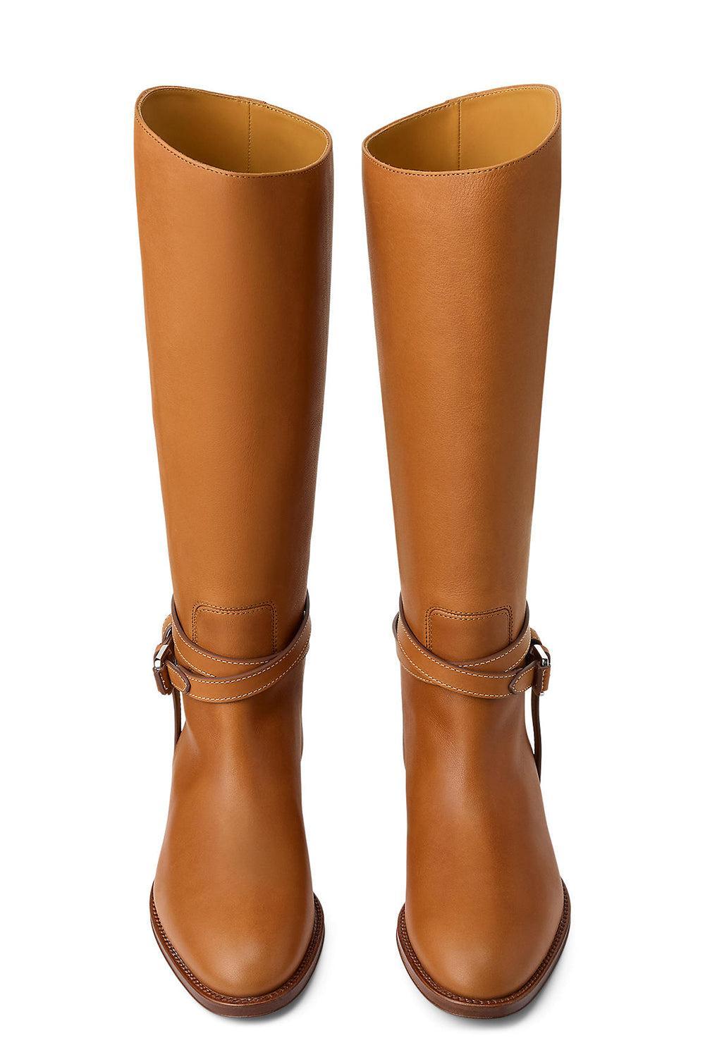 Donnely Leather Boot-RL BROWN-37-SHOEBOOT-RALPH LAUREN