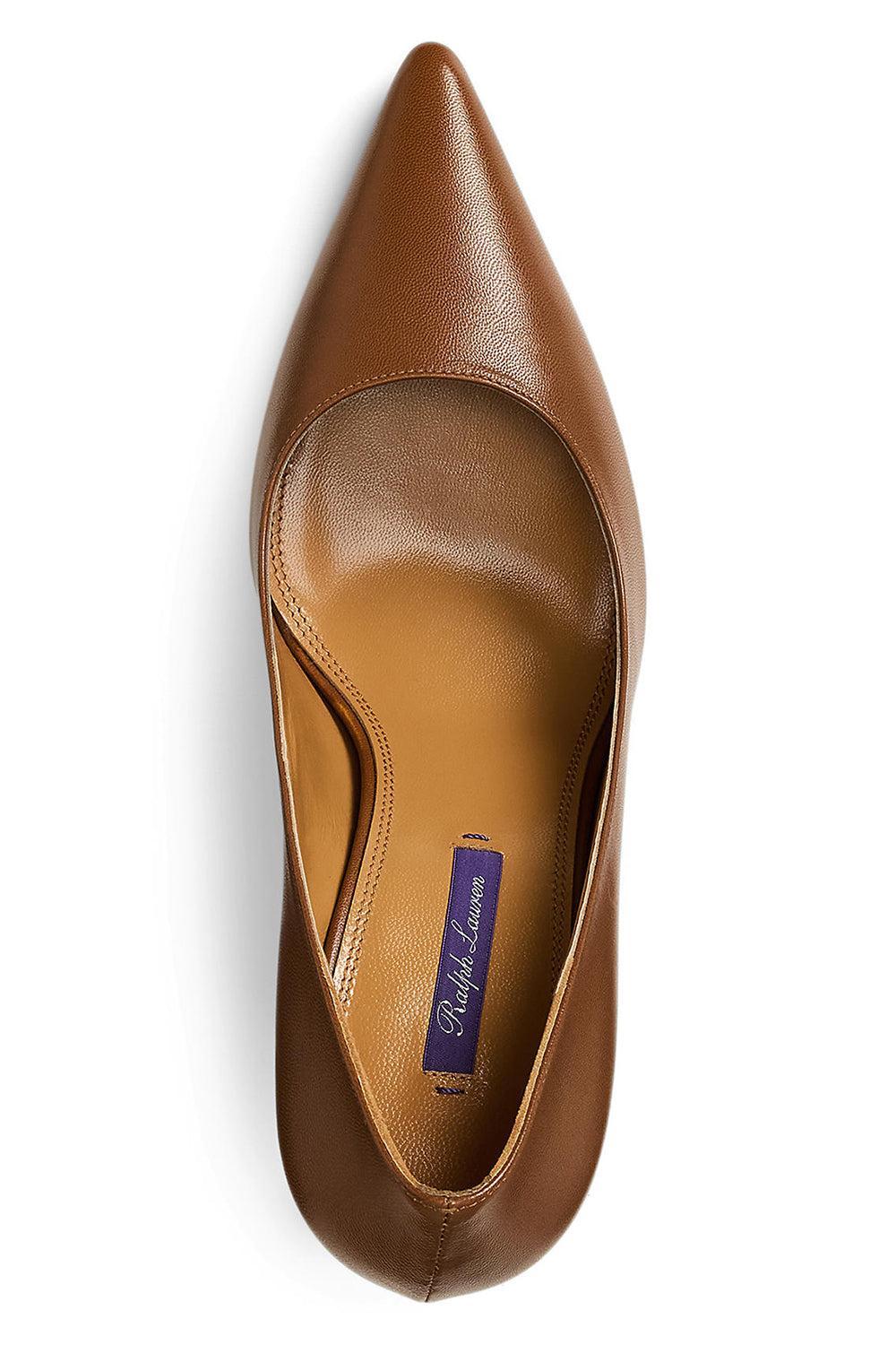 Tenney 95 Leather Pump-RL BROWN-37-SHOEPUMP-RALPH LAUREN WOMENSWEAR