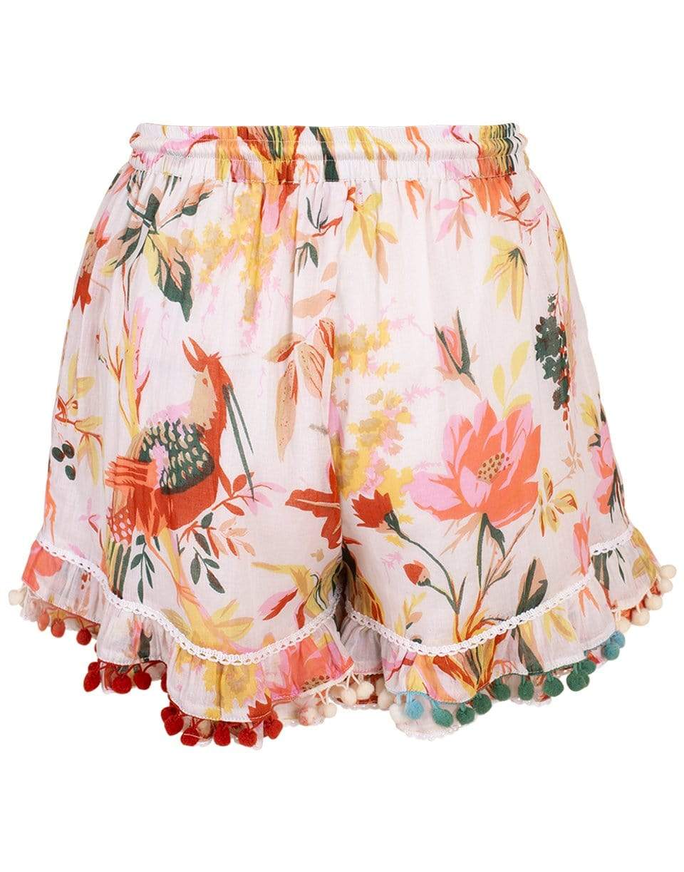 RANEES-White Bird Shorts-