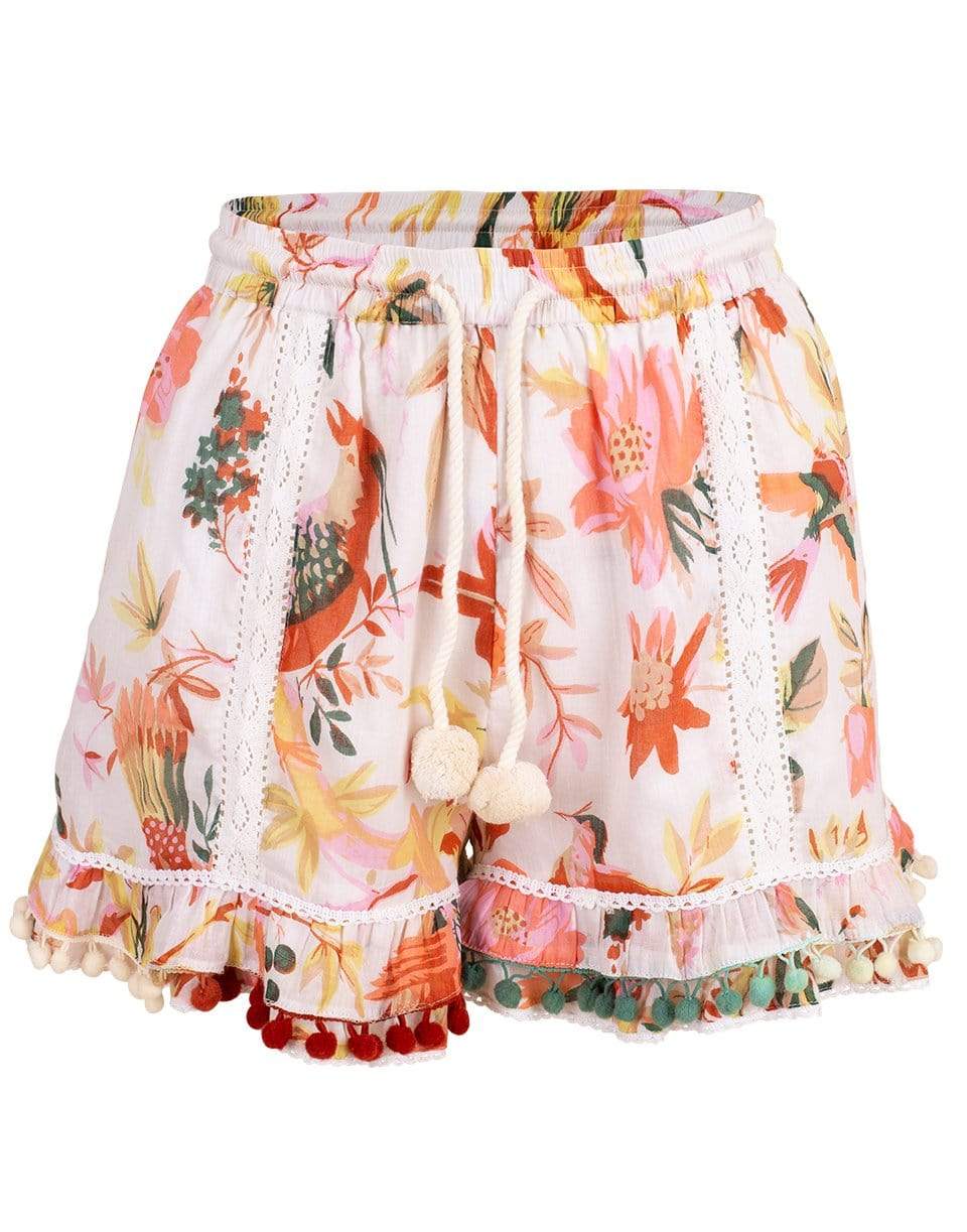 RANEES-White Bird Shorts-