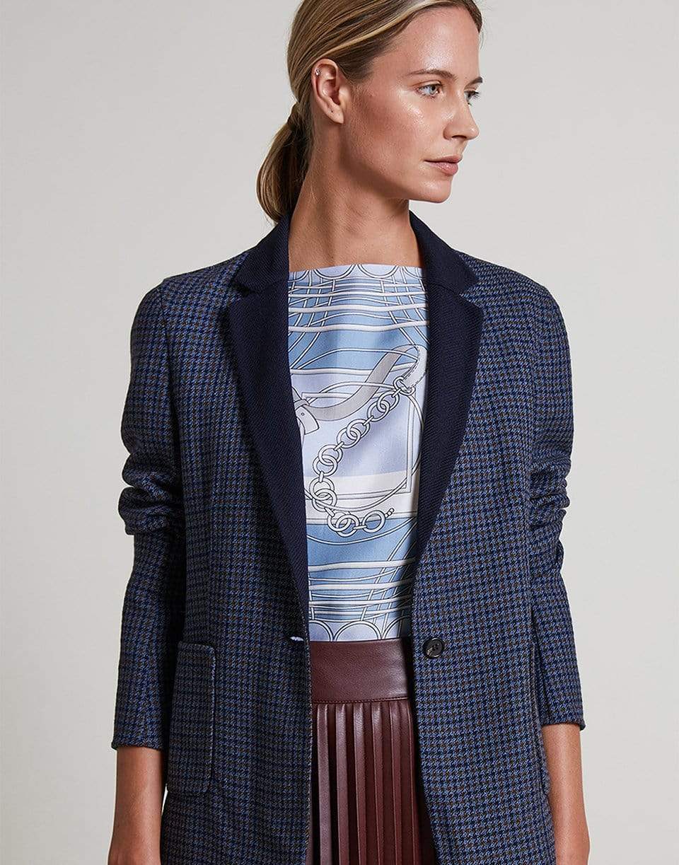 RANI ARABELLA-Reversible Printed Silk Top-LIGHTBLU