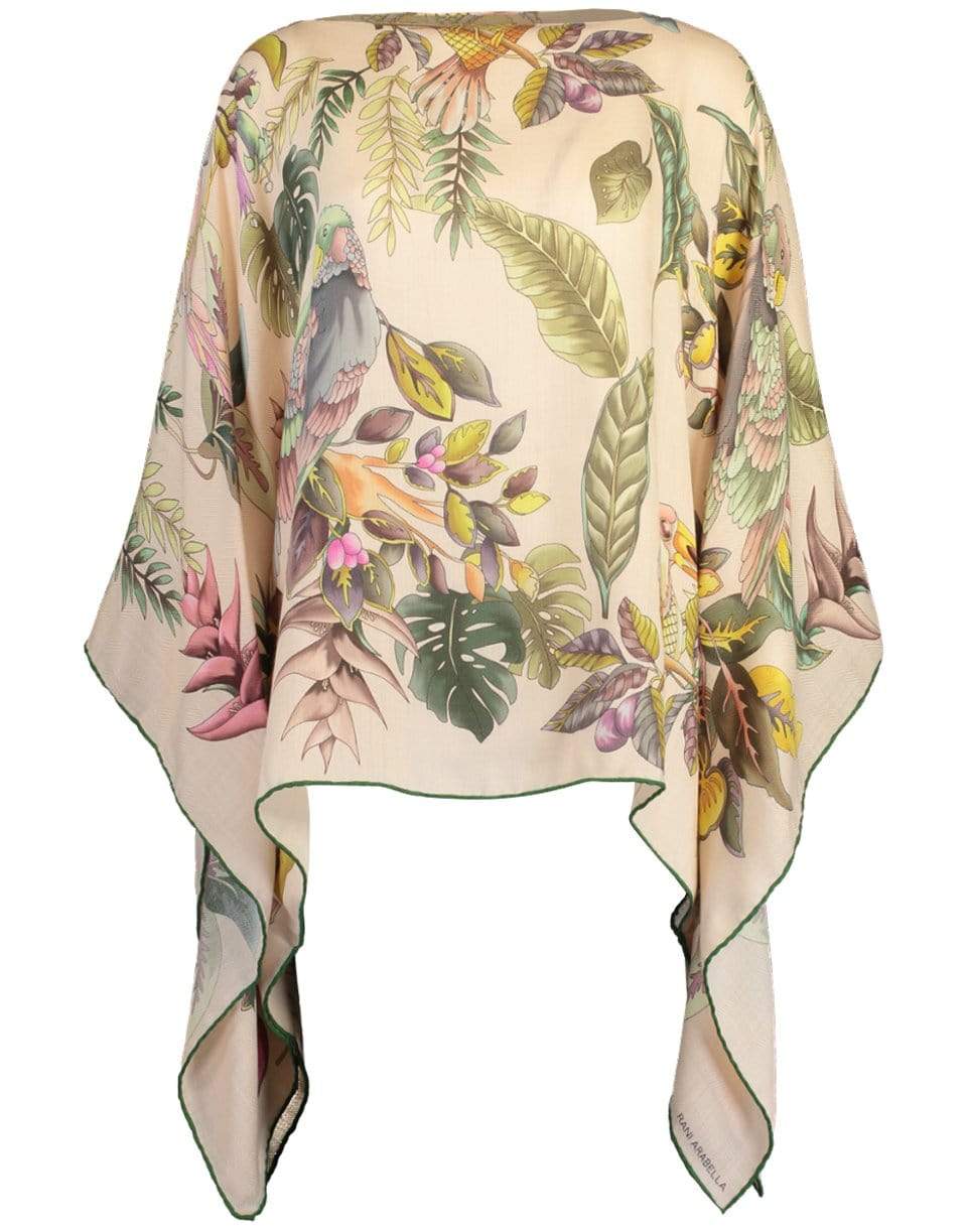 RANI ARABELLA-Birds Poncho-PINK