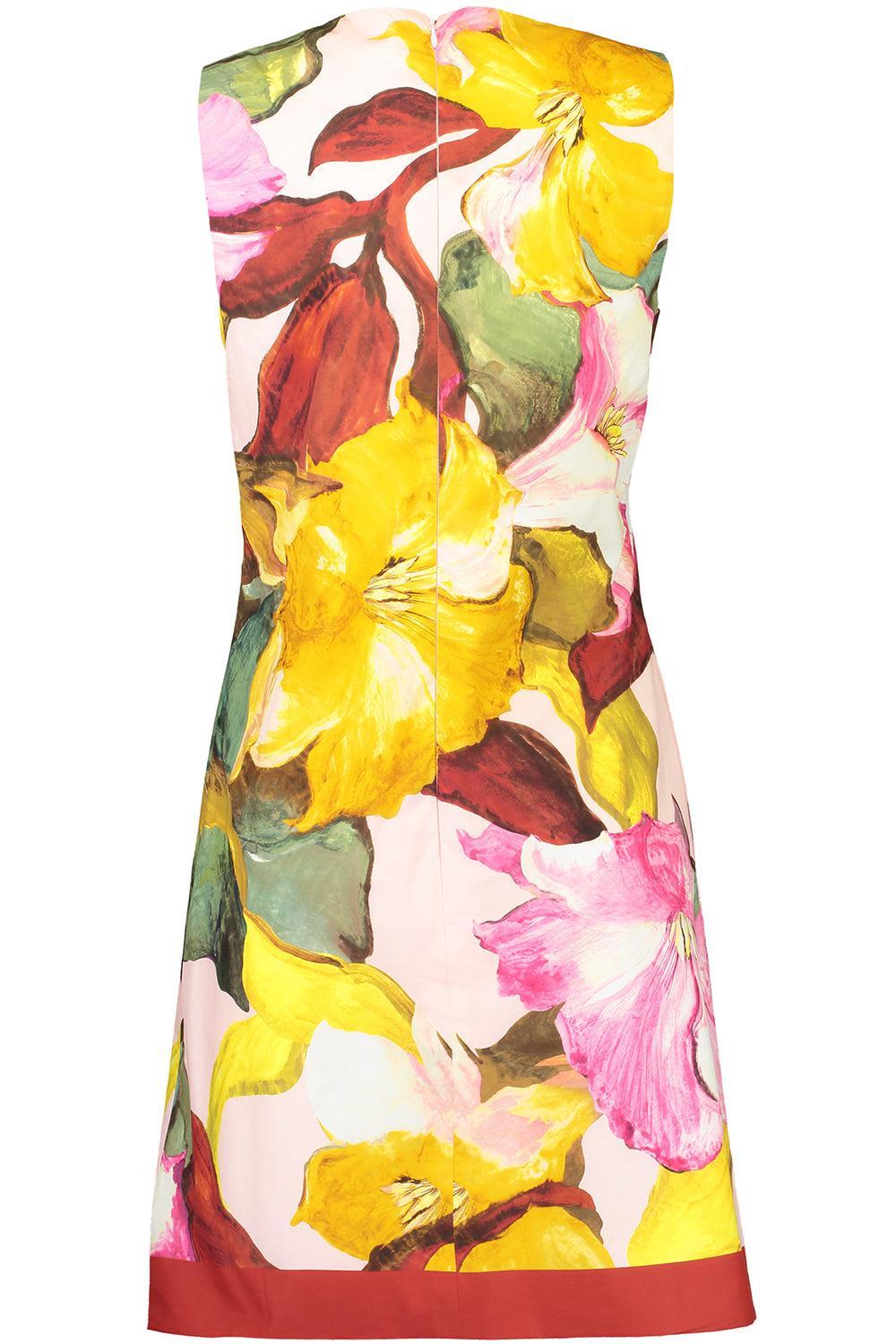 Floral Sleeveless Dress - Bergamo Print Pink-BRG PNK-XS-CLOTHINGDRESSCASUAL-RANI ARABELLA