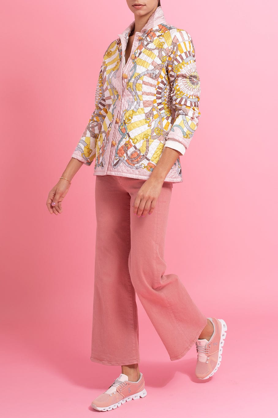 RANI ARABELLA-Quilted Silk Jacket-