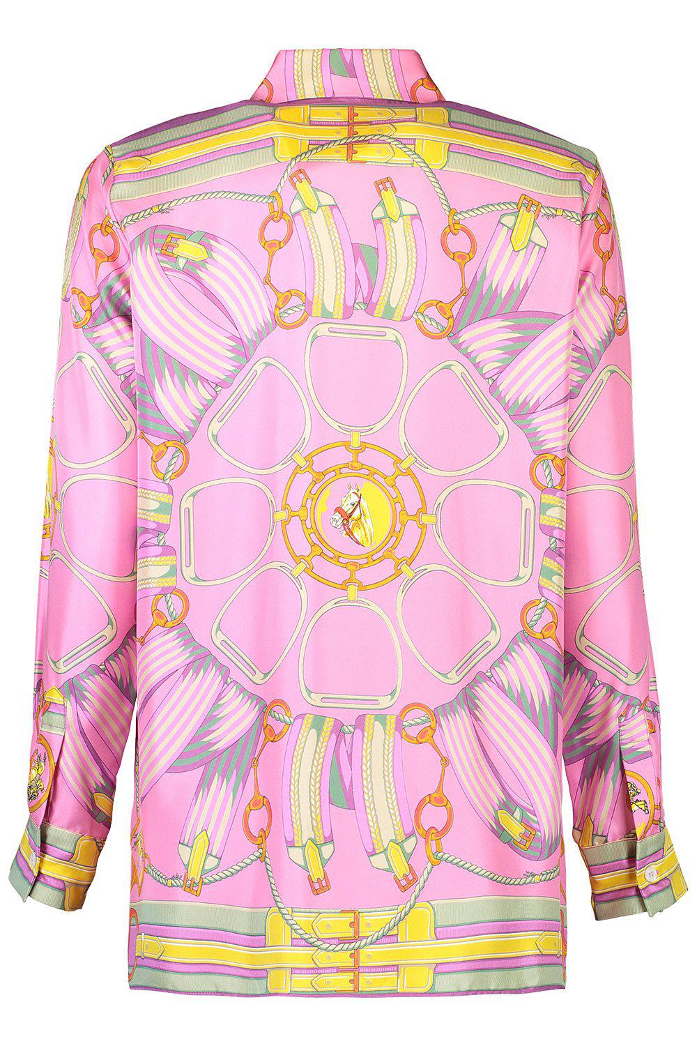 RANI ARABELLA-Printed Soft Shirt - Flamingo-