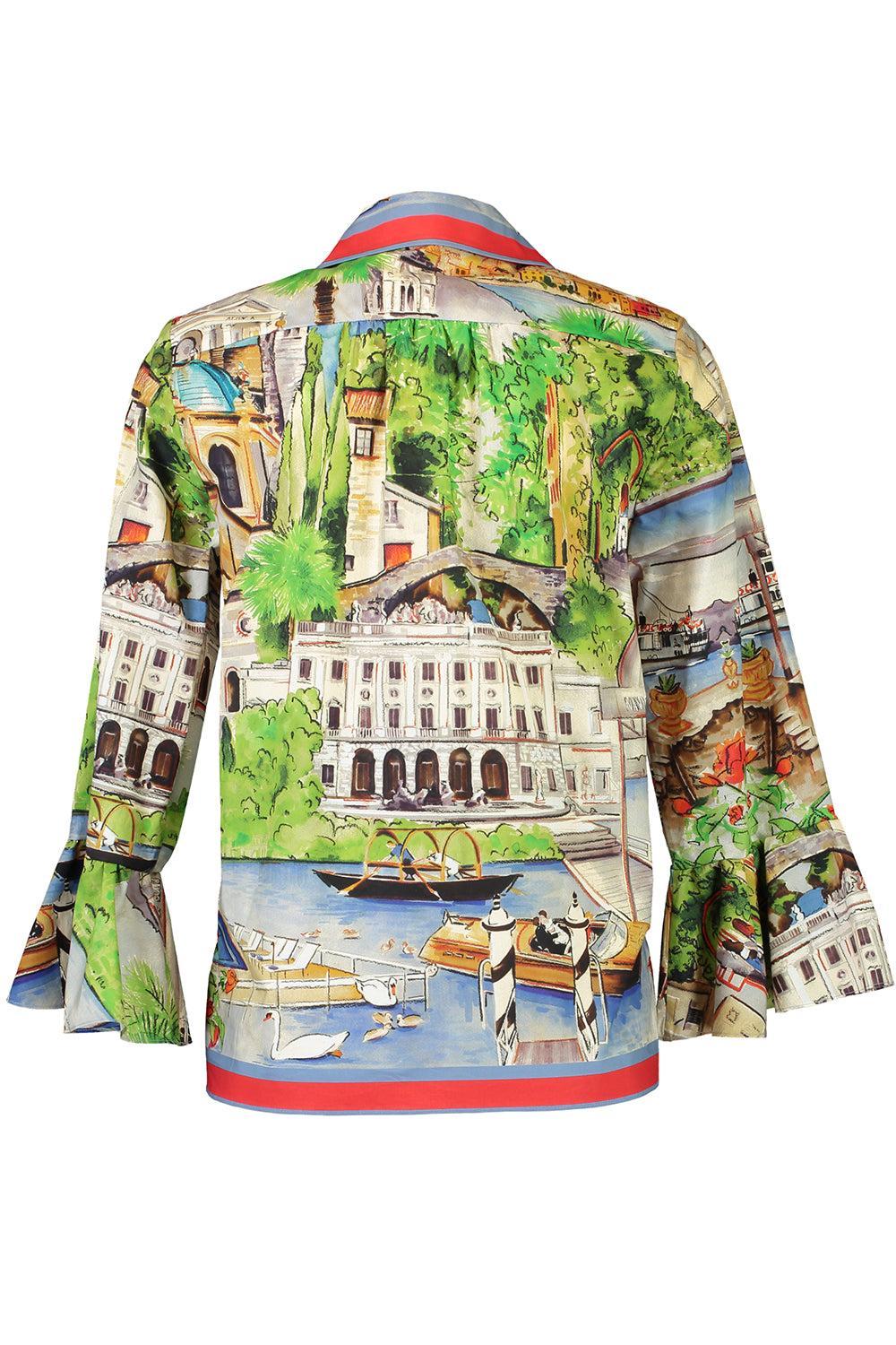 Classic Ruffle Shirt-LKE COMO-XS-CLOTHINGTOPBLOUSE-RANI ARABELLA