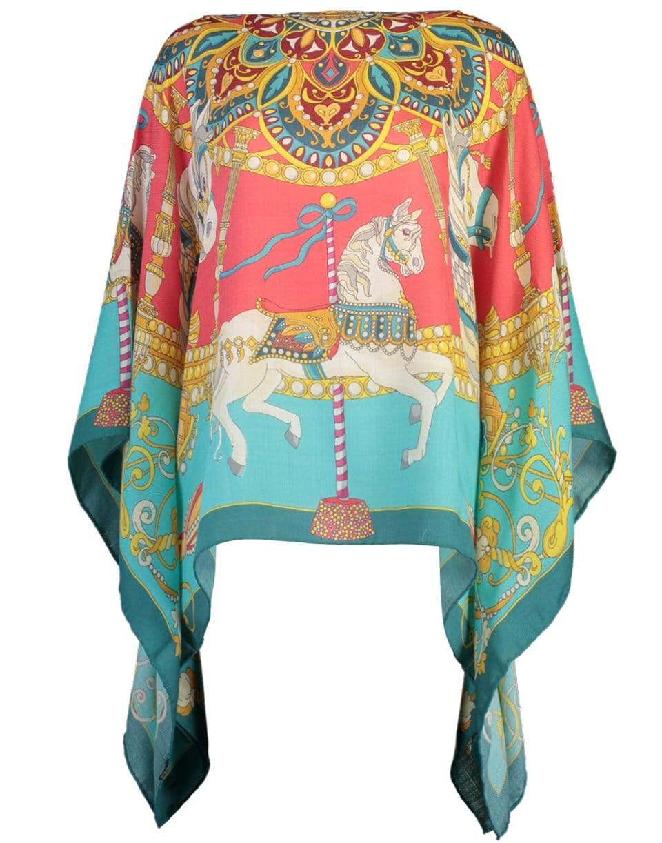 RANI ARABELLA-Toy Horses Poncho-TURQ
