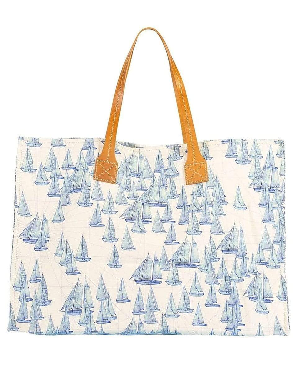RANI ARABELLA-Large Boat Tote-BLUE