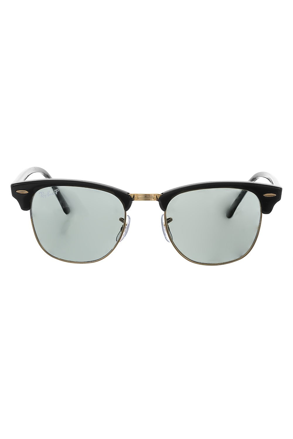 RAY BAN-Clubmaster Classic Sunglasses - Polished Black Green-POLBKGRN