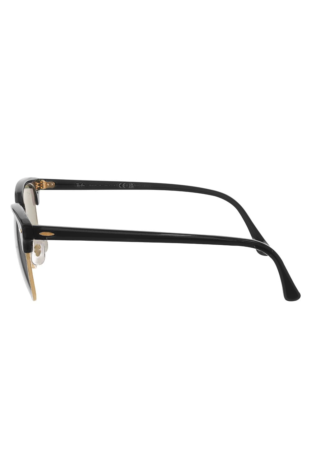 Clubmaster Classic Sunglasses - Polished Black Green | RAY-BAN
