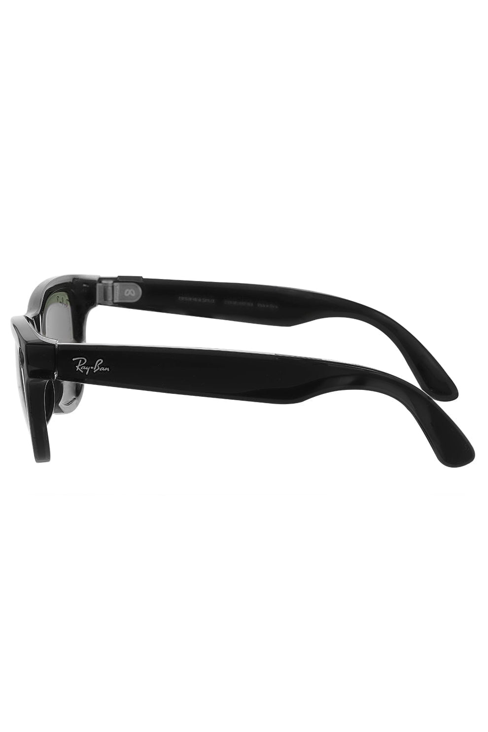 Meta Skyler Sunglasses - Shiny Black Green | RAY-BAN  display picture 1