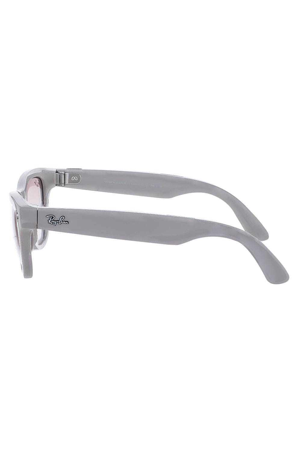 RAY BAN-Meta Skyler Sunglasses - Shiny Gray Pink-SHINY CHALKY GRAY/CINNAMON PINK