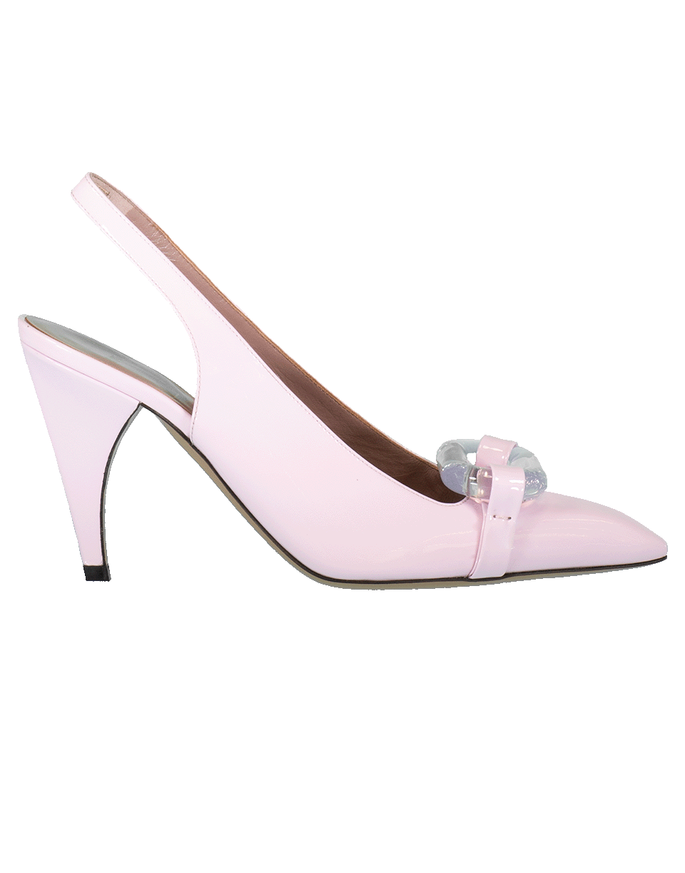 RAYNE-Lucite Chanel Slingback-