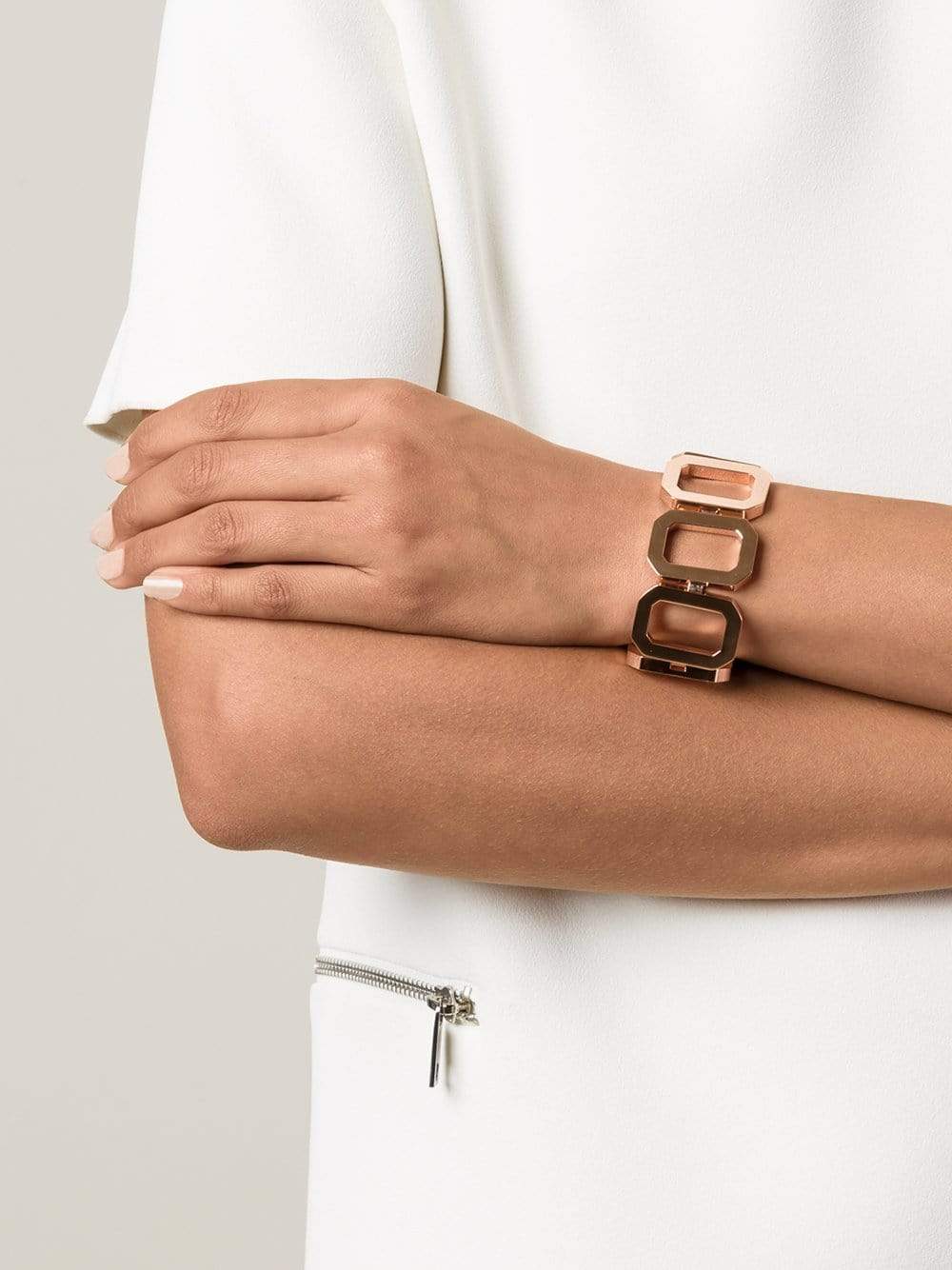REBECCA-Elizabeth Square Chunky Bracelet-COPPER