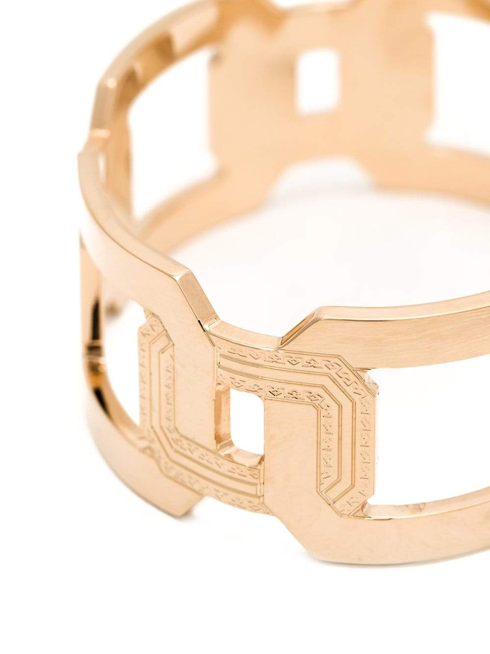 REBECCA-Elizabeth Square Cuff Bracelet-GOLD