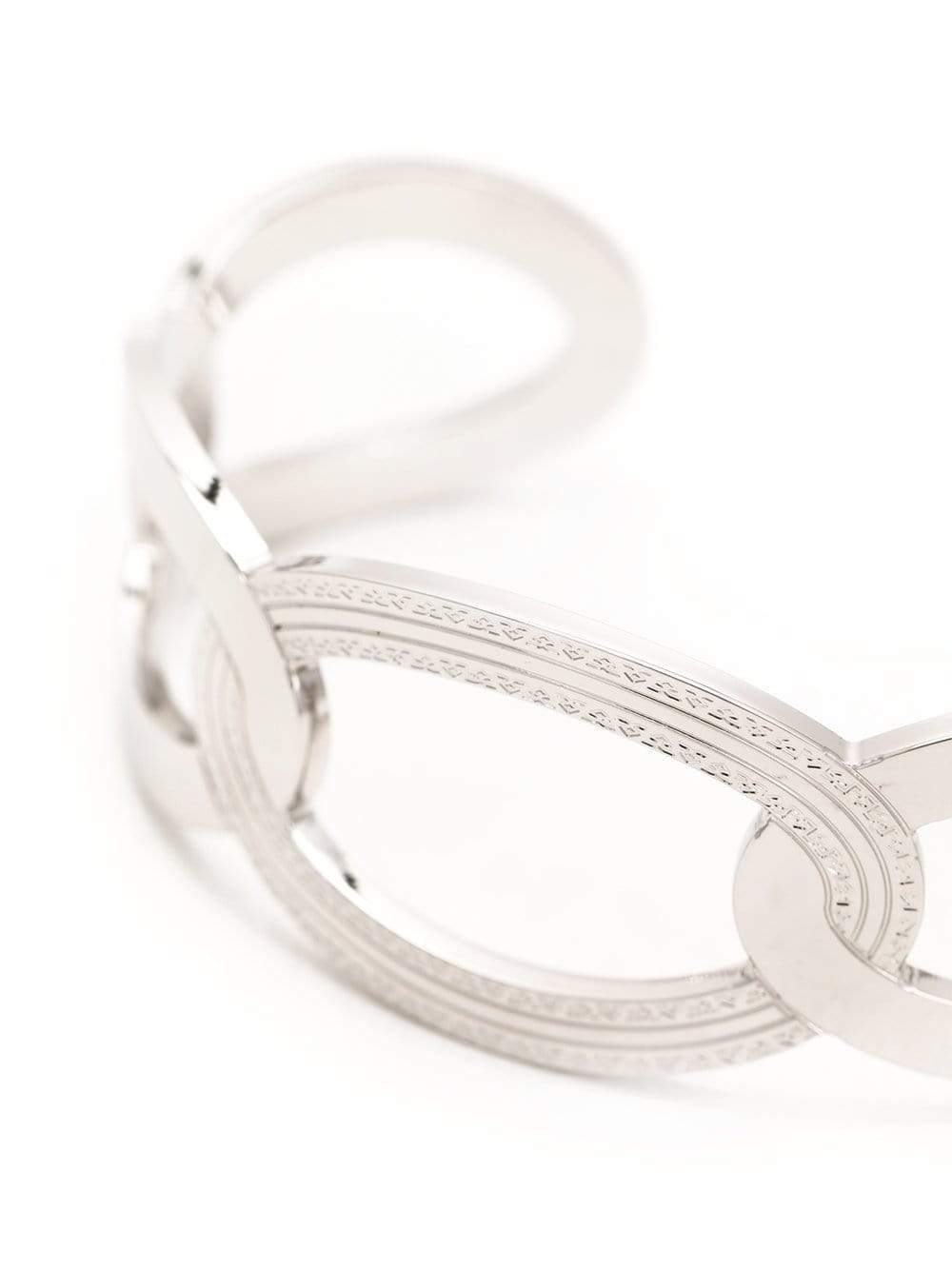 REBECCA-Elizabeth Circle Cuff Bracelet-SILVER