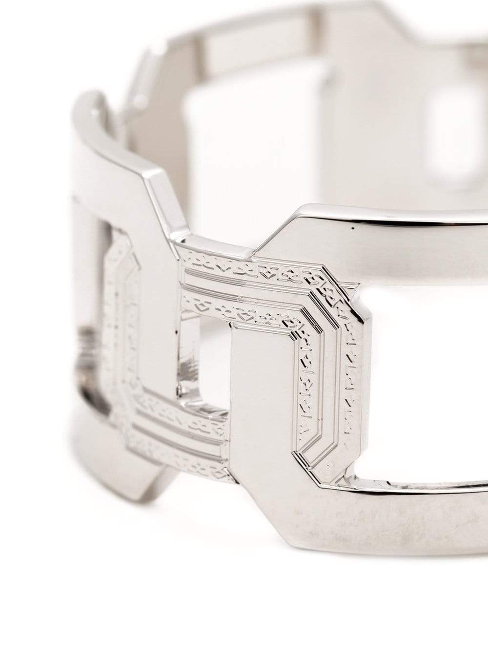 REBECCA-Elizabeth Square Cuff Bracelet-SILVER