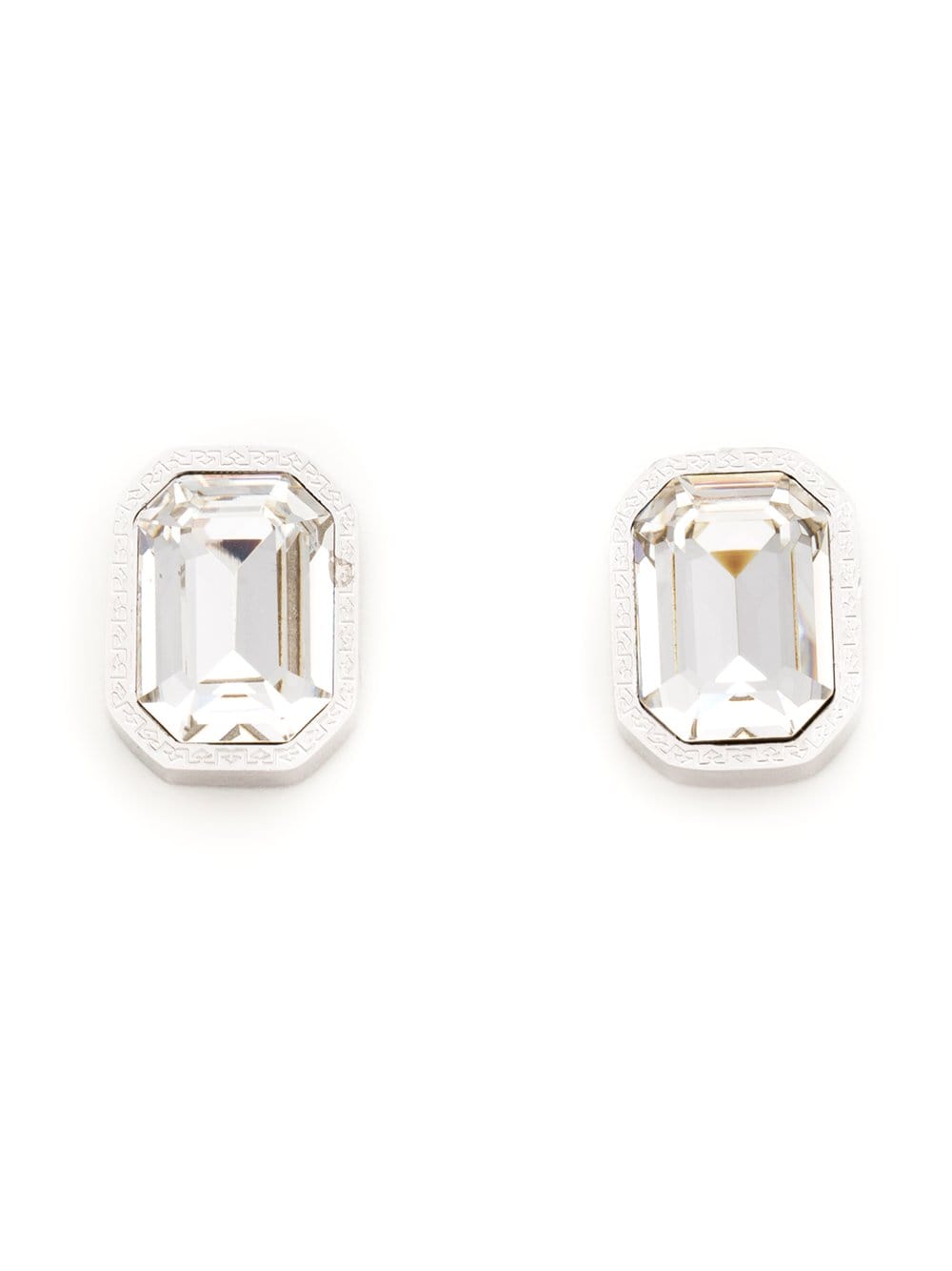 REBECCA-Elizabeth Marquis Post Earrings-CLR/SLVR