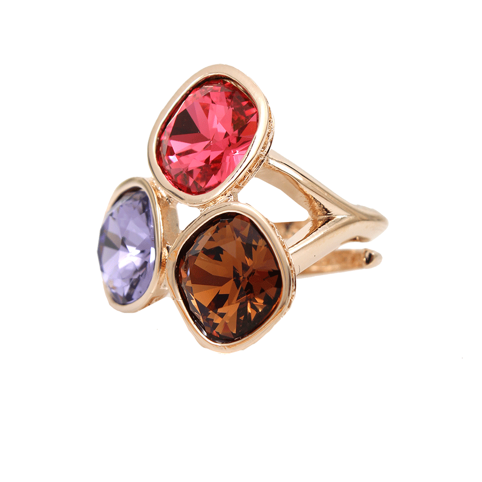 REBECCA-Multi-Color Swarovski Crystal Ring-MULTI