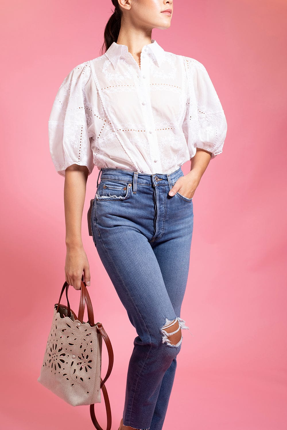 RE/DONE-Ultra High Rise Stove Pipe-