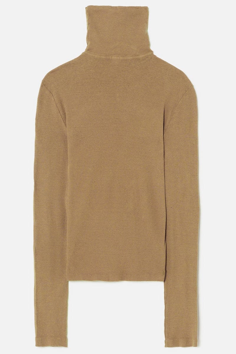 RE/DONE-60s Long Sleeve Turtleneck - Caramel-