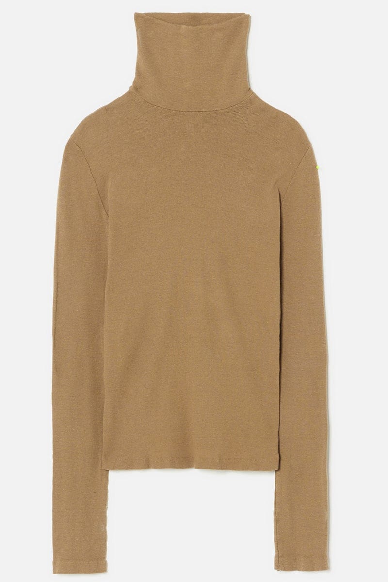 RE/DONE-60s Long Sleeve Turtleneck - Caramel-