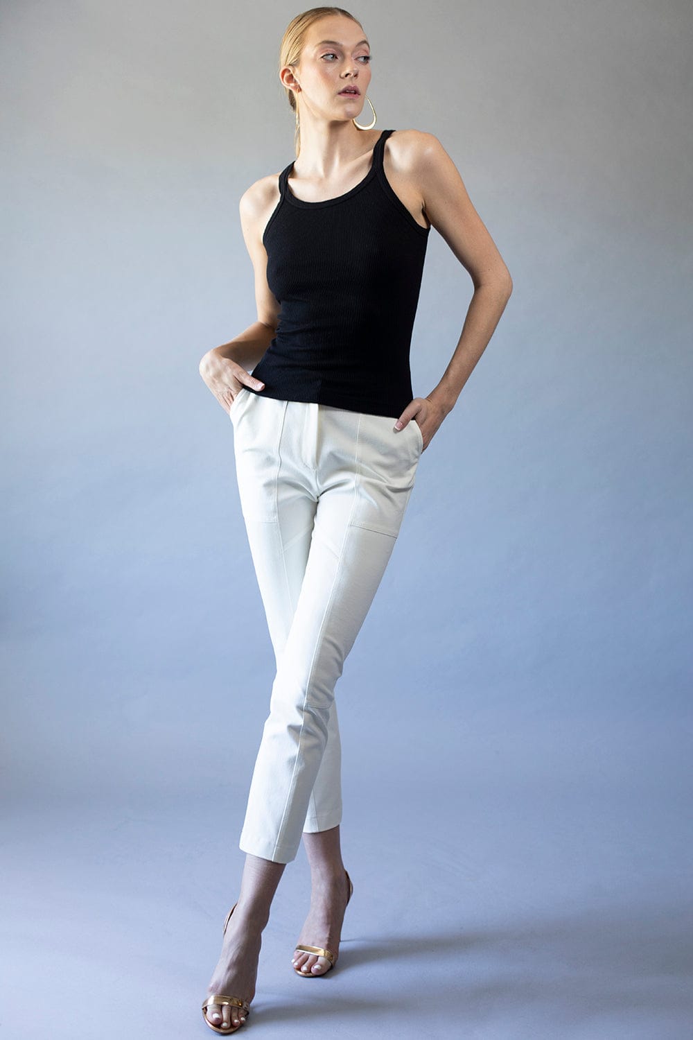 RE/DONE-Ribbed Tank - Black-