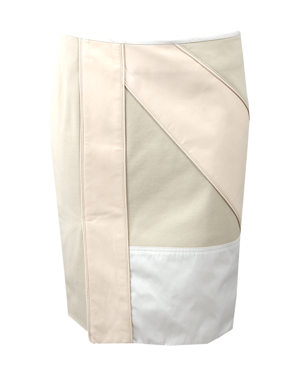 REED KRAKOFF-Patchwork Pencil Skirt-