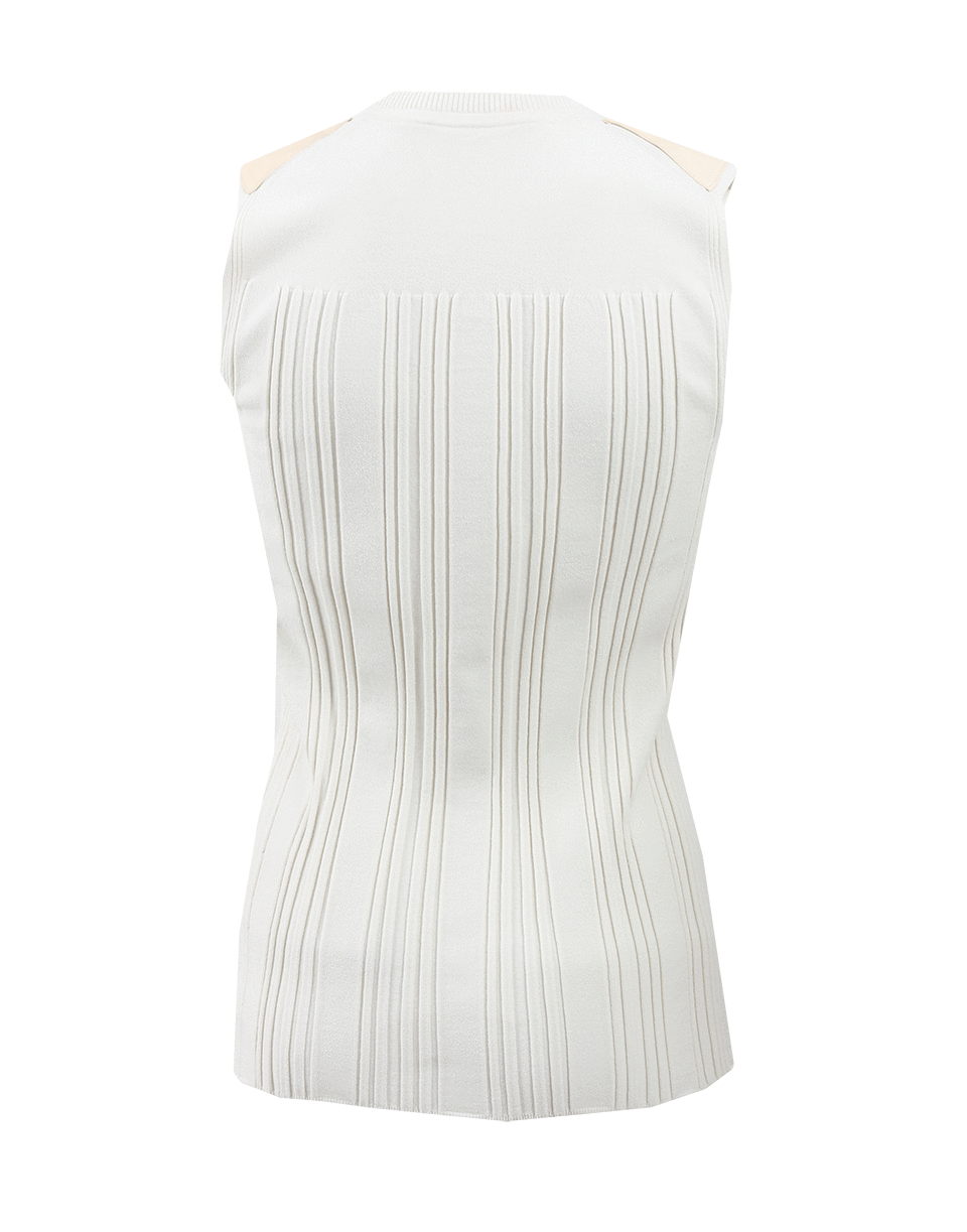 REED KRAKOFF-Leather Yoke Shell-