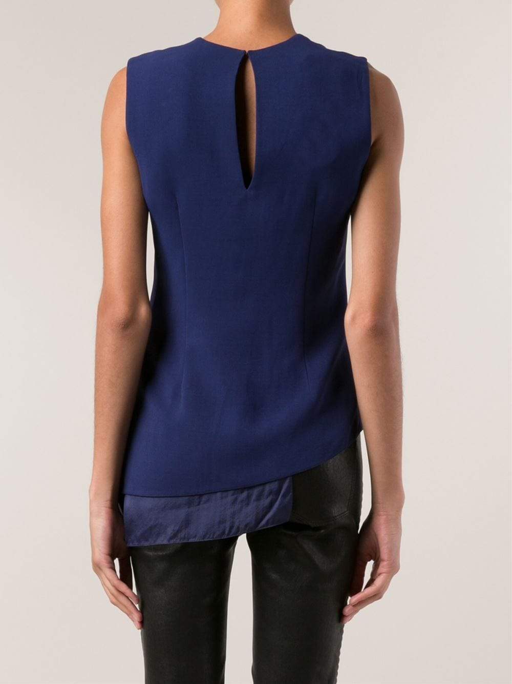 REED KRAKOFF-Top With Side Ruffle-