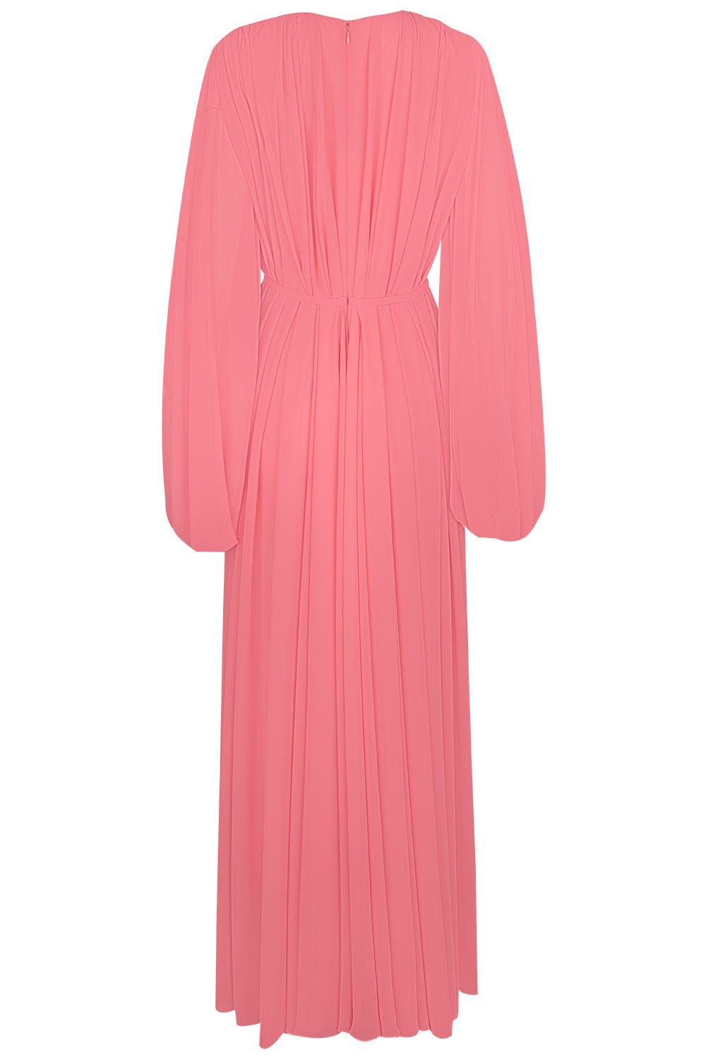 Bubble Sleeve Gown - Stawberry CLOTHINGDRESSGOWN REEM ACRA   