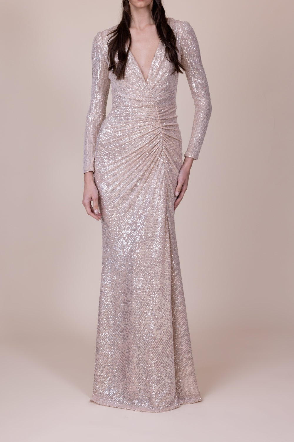 Ruched Gown CLOTHINGDRESSGOWN REEM ACRA   