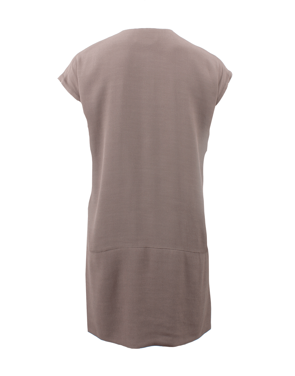RENE LEZARD-Cap Sleeve Dot Detail Dress-