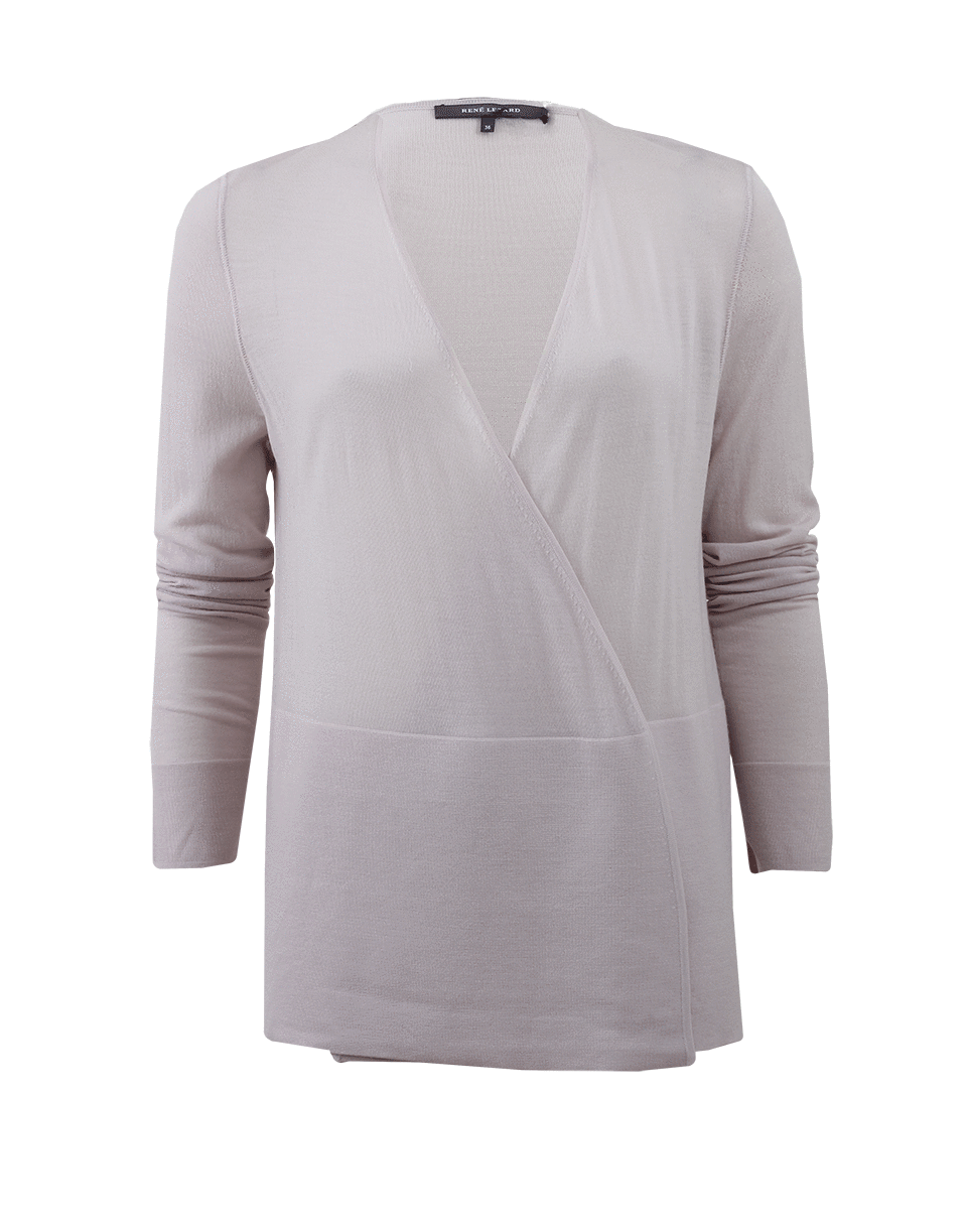 RENE LEZARD-Open Mixed Cardigan-