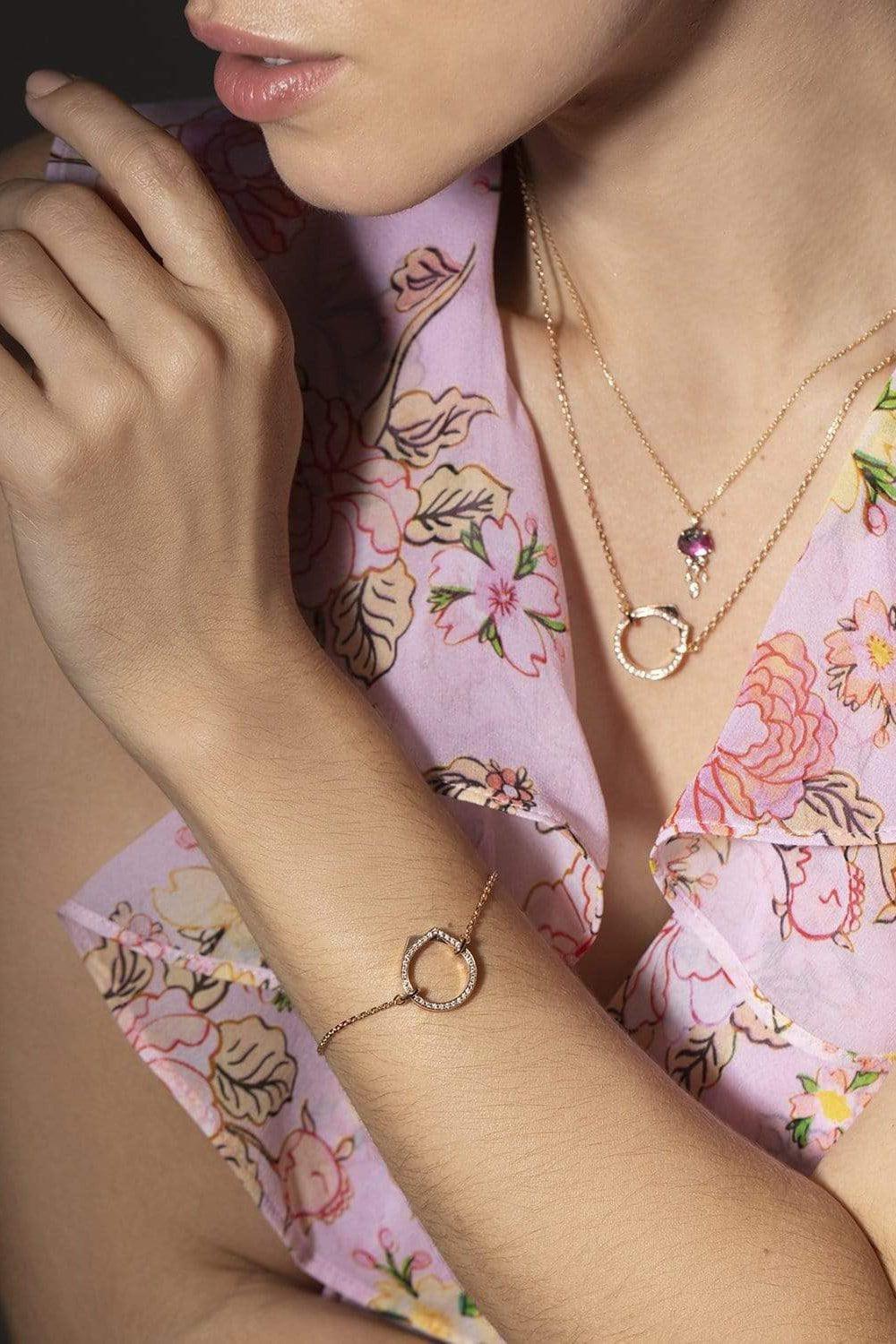 REPOSSI-Antifer Pendant Bracelet - Rose Gold-ROSE GOLD