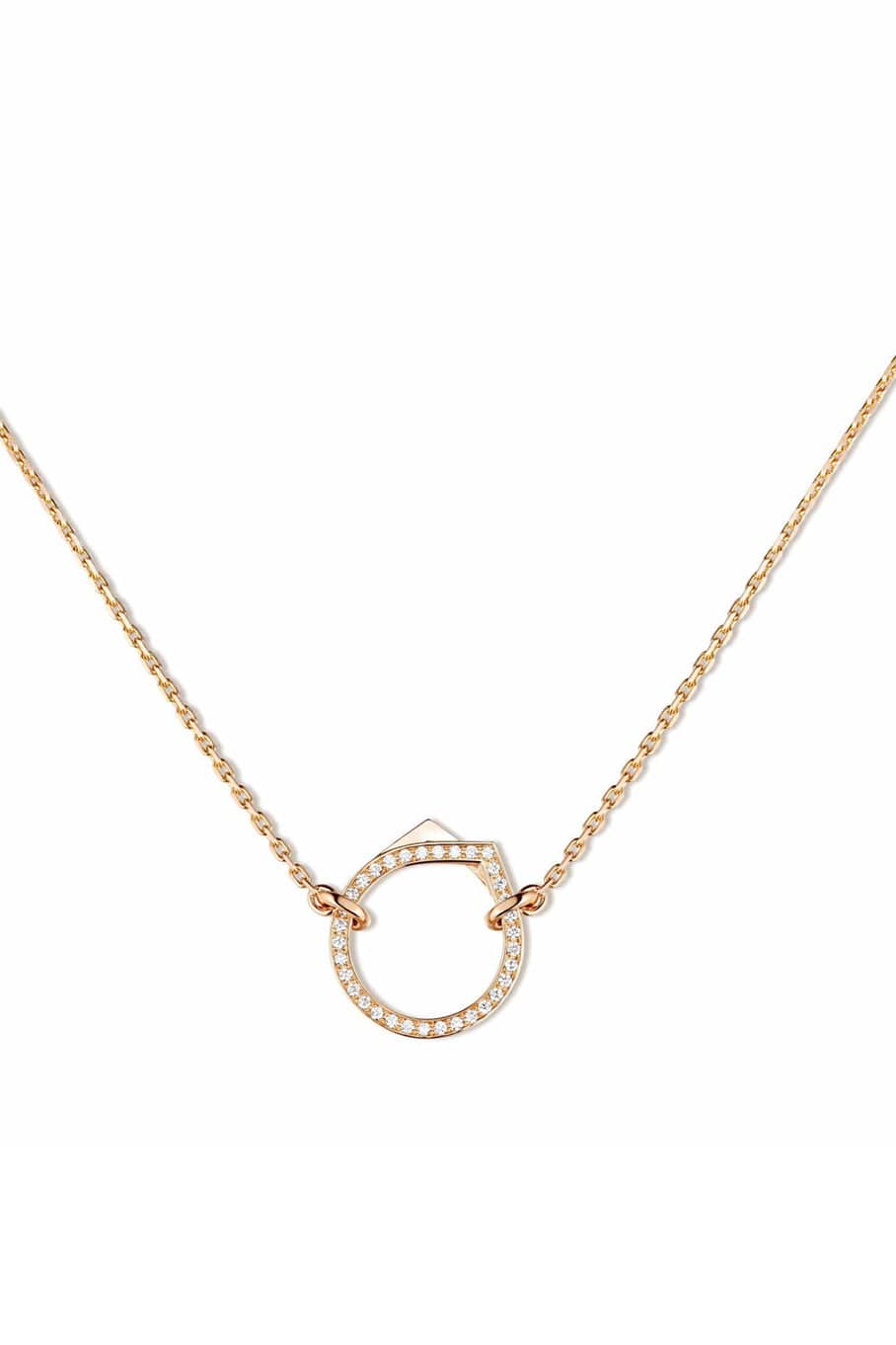 REPOSSI-Antifer Diamond Pendant Necklace - Rose Gold-ROSE GOLD