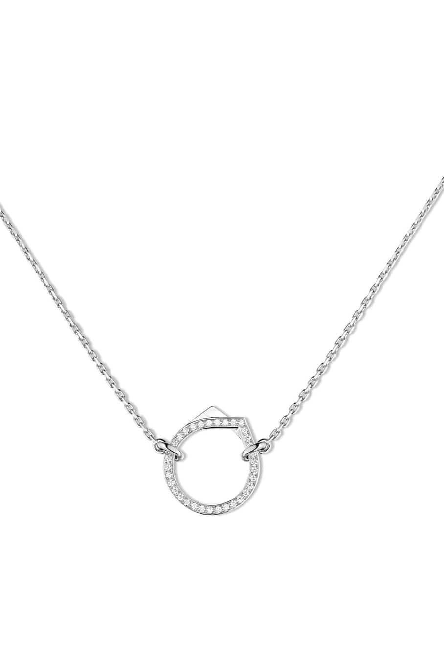 REPOSSI-Antifer Diamond Pendant Necklace - White Gold-WHITE GOLD